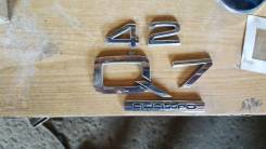 Эмблема багажника. Audi Q7, 4LB Двигатели: BTR, BAR, CCFC, CCFA