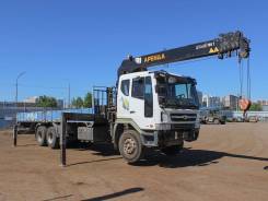 Daewoo Novus. 6х4 с КМУ Hiab 190T на 8 тонн 2013 года, 11 051 куб. см., 11 130 кг.
