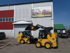 John Deere 318G. Купить погрузчик с бортовым поворотом, 951 кг., Дизельный, 0,51 куб. м.