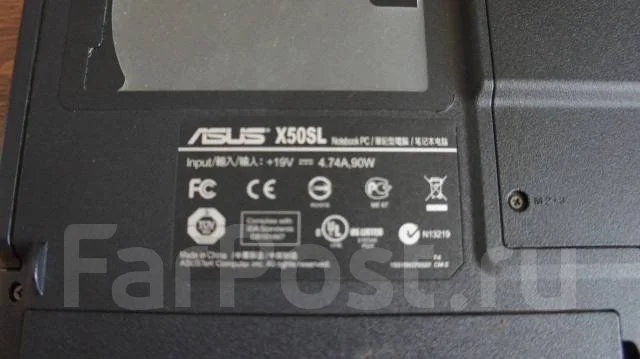 Asus X50SL. 15.4", 1,8����, ��� 2048 ��, ���� 160���, WiFi: 1, Bluetooth: 1, ����������� �� 2��. ����