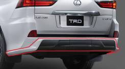 Обвес кузова аэродинамический. Lexus LX450d, URJ200 Двигатель 1VDFTV