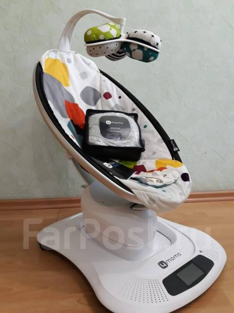 Электронная качель 4moms mamaRoo как новая, б/у, в наличии. Цена: 13 ...