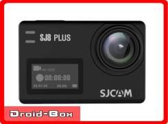 Sjcam SJ8 Plus. Поддержка 4K/30 FPS. Экшен камера, (малый бокс). 10 - 14.9 Мп, с объективом