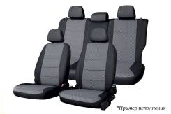 Комплект чехлов Toyota Camry, 2001-2006, седан, (XV30), лев. руль, жаккард черный/жакккард серый