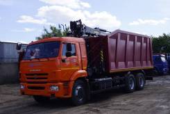 КамАЗ 65115. Ломовоз (Металловоз ) камаз 65115 с кму VM10LM, 6 700 куб. см., 9 000 кг.