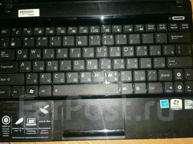 Asus Eee PC X101H. 12", 1,7����, ��� 2048 ��, ���� 250���, WiFi: 1, ����������� �� 2��. ����