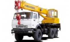 Аренда Автокрана без посредников 10-80 м