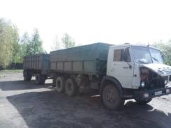 КамАЗ 55102. Камаз 55102 с прицепом сзап 85510а, 10 000 кг.