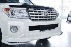 Дефлектор капота. Toyota Land Cruiser, GRJ200, GRJ76K, GRJ79K, J200, URJ200, URJ202, URJ202W, UZJ200, UZJ200W, VDJ200 Двигатели: 1GRFE, 1URFE, 1VDFTV...