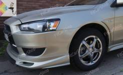 Накладка на бампер. Mitsubishi Lancer, CX2A, CX3A, CX4A, CX5A, CX8A, CX9A, CY1A, CY2A, CY3A, CY4A, CY5A, CY8A, CY9A Двигатели: 4A91, 4A92, 4B10, 4B11...