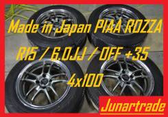 PIAA. 6.0x15", 4x100.00, ET35