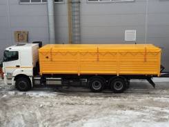 Dongfeng. Зерновоз с 2-сторонней боковой разгрузкой, 8 800 куб. см., 30 000 кг., 6x4