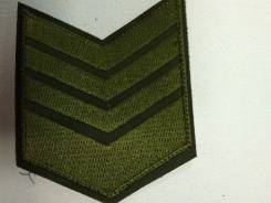 Годички для контрактников вышитые оливковые 8 лет