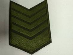 Годички для контрактников 9 лет оливковые вышитые