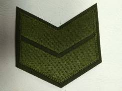 Годички для контрактников 10 лет оливковые вышитые