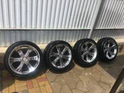Красивые колеса 20". Хром Lowenhart LD6-LX 5*114.3 с Nexen N3000. 9.0/9.0x20" 5x114.30 ET31/14