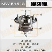 Ступичный узел Masuma rear Accord 09- (with ABS) MW-51513. Honda Accord Honda Accord Tourer, CW2 Двигатели: K24Z3, N22B1, N22B2, R20A3