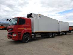 КамАЗ. Автопоезд рефрижератор камаз 65208, 11 970 куб. см.