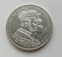 Пруссия (Германия) 1 талер 1861г Ag900