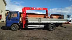 Foton Ollin BJ1069. Бортовой грузовик с манипулятором Foton BJ1069, 132 куб. см., 3 000 кг.