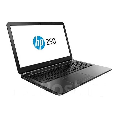 HP 250. 15.6", 2,4����, ��� 4 ��, ���� 500���, WiFi: 1, Bluetooth: 1, ����������� �� 1��. ����