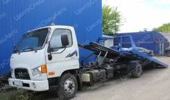 Hyundai HD78. Автоэвакуатор на шасси с подъемно-сдвижной платформой, 4 775 кг.