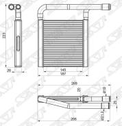 Радиатор отопителя салона LADA GRANTA 10-/KALINA 13-/DATSUN on-DO 14-/mi-DO 15- SAT ST-LD01-395-0