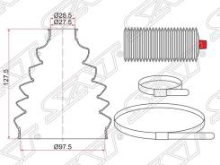 Пыльник шруса наружный FR VW TIGUAN/VOLVO XC90 03- (2 хомута. термопластик) SAT TC-018