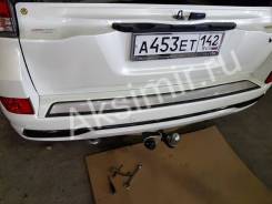 Накладка на бампер. Toyota Land Cruiser, GRJ200, GRJ76K, GRJ79K, J200, URJ200, URJ202, URJ202W, UZJ200, UZJ200W, VDJ200 Lexus LX570 Двигатели: 1GRFE...