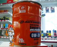 Autobacs Моторное масло 0W-30 (PAO) SN Fully-Synthetic (20л) Япония. Вязкость 0W-30, синтетическое. Под заказ
