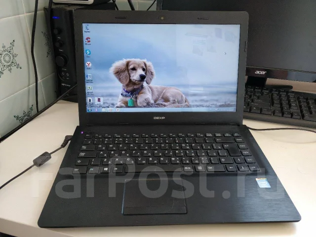 DEXP Athena. 14", 2,2����, ��� 4 ��, ���� 500���, WiFi: 1, Bluetooth: 1, ����������� �� 4��. ����