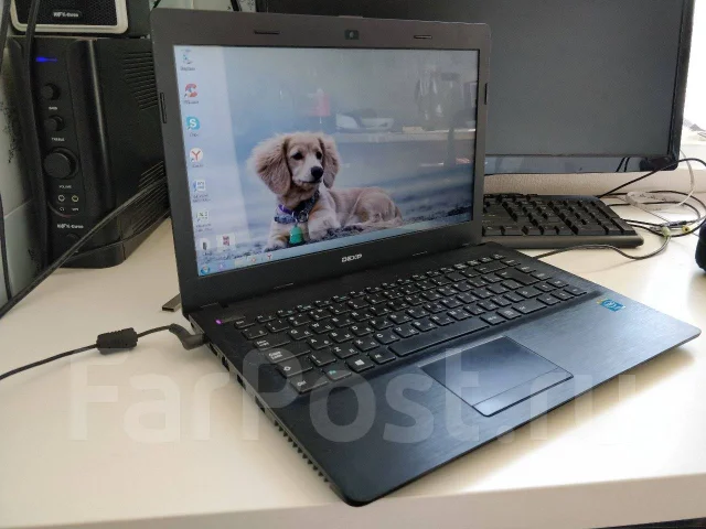 DEXP Athena. 14", 2,2����, ��� 4 ��, ���� 500���, WiFi: 1, Bluetooth: 1, ����������� �� 4��. ����