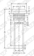 Шпилька ступицы TOYOTA ST-90942-02070