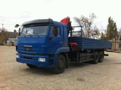 КамАЗ 65115-N3. КМУ РК 15500 на шасси Камаз 65117-N3 б/у (2015 г., 61500км., 736мч), 6 700 куб. см., 15 000 кг.