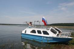Обь-3. 2014 год год, длина 7,50 м., двигатель подвесной, 115,00 л.с., бензин