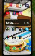 LG Q6. Б/у, Черный