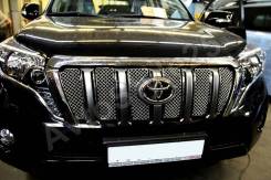 Решетка радиатора. Toyota Land Cruiser Prado, GDJ150L, GDJ150W, GDJ151W, GRJ150L, GRJ150W, GRJ151W, KDJ150, KDJ150L, TRJ150L, TRJ150W Двигатели: 1GDFT...