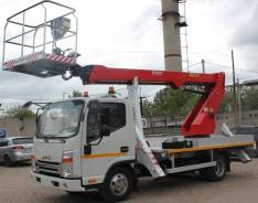 Palfinger. Автогидроподъемник P180T на шасси JAC N56 EURO-V, 3 700 куб. см., 18 м.