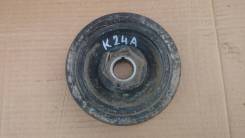 Шкив коленвала. Honda: Accord, CR-V, Element, Accord Tourer, Stream, Civic, Integra, Stepwgn Двигатели: J30A4, K20A, K20A6, K20A7, K20A8, K20Z2, K24A...