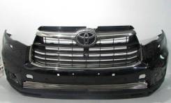 Бампер передний под парктр. и омыв. + юбка + решетка + парктр. toyot. Toyota Highlander, ASU50, ASU50L, GSU50, GSU55, GSU55L, GVU58 Toyota Kluger V, A...