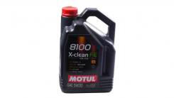 Motul 8100 X-Clean. Вязкость 5W-30, синтетическое