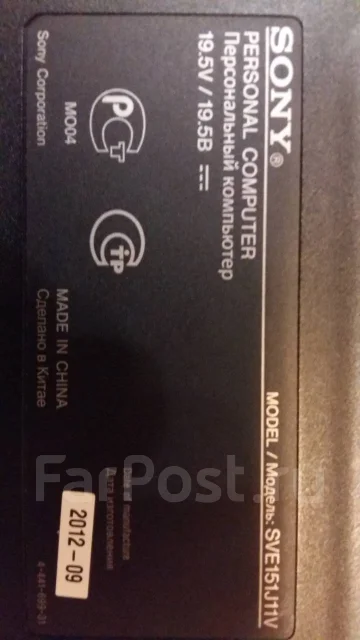 Sony VAIO SVE. 15.6", 2,4����, ��� 4 ��, ���� 320���, WiFi: 1, Bluetooth: 1, ����������� �� 3��. ����