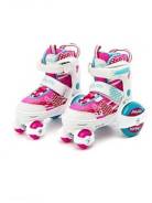 Ролики-квады Moby Kids р.30-33 , розовый ,кор