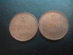 5 pennia 1913-1914 г