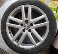 Комплект колес с оригинальными дисками на Volkswagen - недорого. 7.5x17" ET17