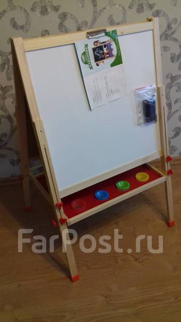 Доска для рисования деревянная двухсторонняя 80-146 см во Владивостоке ...