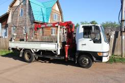 Toyota Dyna. с манипулятором, 5 300 куб. см., 4 000 кг.