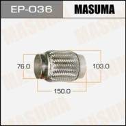 Гофра глушителя MASUMA 76x150