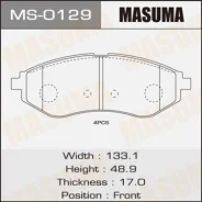 ������� �������� Masuma MS-0129 Chevrolet AVEO V1200 V1400 front (MS-0129 ), �������� MS0129 ����
