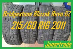 Bridgestone Blizzak Revo GZ. Зимние, без шипов, 2011 год, 10 %, 4 шт